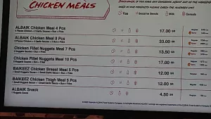 Chicken broast items-albaik madinah